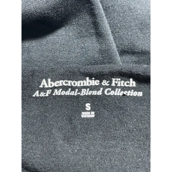 Abercrombie & Fitch Black Long Sleeve Corset Bustier Thong Bodysuit Top Size S - Image 3