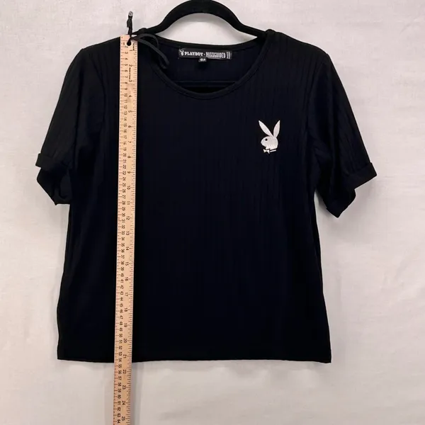 Playboy Missguided Shirt 6 Streetwear Cropped Logo Spellout Statement Y2k‎ - Image 10