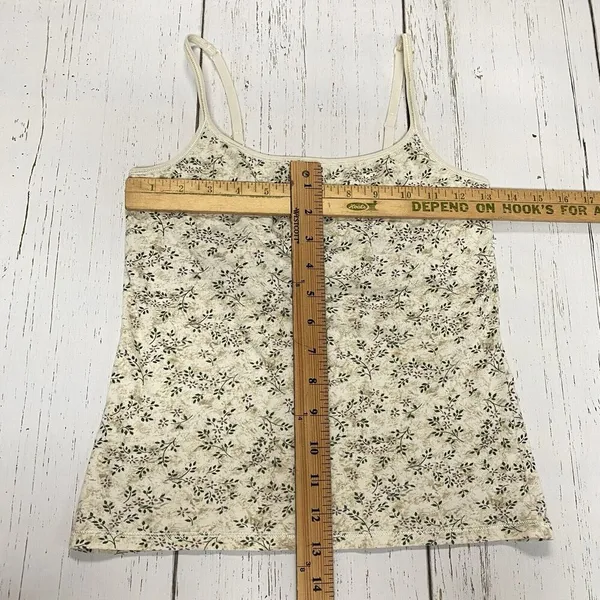 Victoria's Secret Cream Floral Leaf Print Camisole Tank Top Womens Sz Small Y2K - Image 6