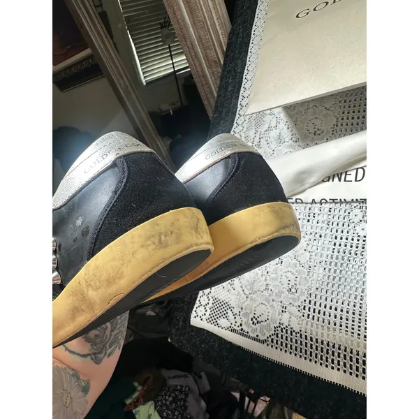 Golden Goose Super-Star Studded Leather Sneakers - Image 7