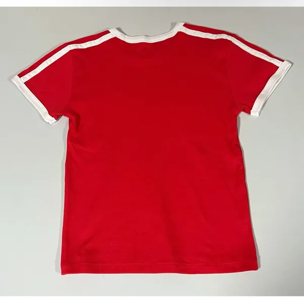 Red White Coca-Cola Graphic Ringer Tee T-Shirt Short Sleeve Top Blouse Size S ❤️✨ - Image 4