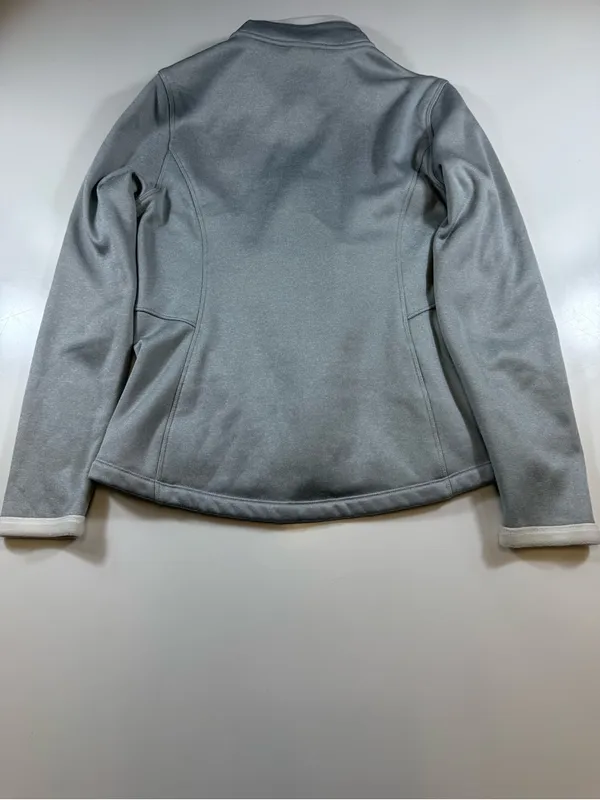 The North Face Light Gray Full-Zip Fleece Jacket - Image 11