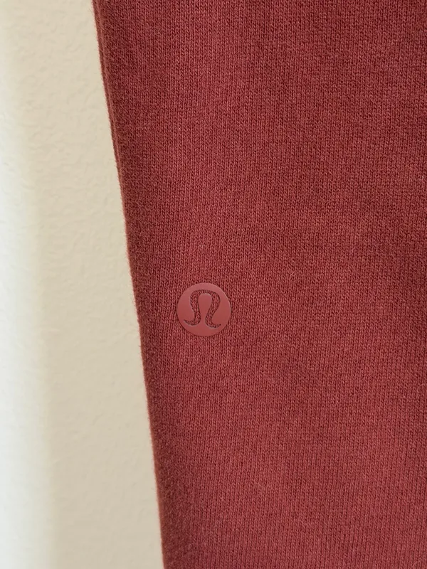 Lululemon Scuba High Rise Jogger Size 10 Terracotta Burnt Orange Fleece Pants - Image 5