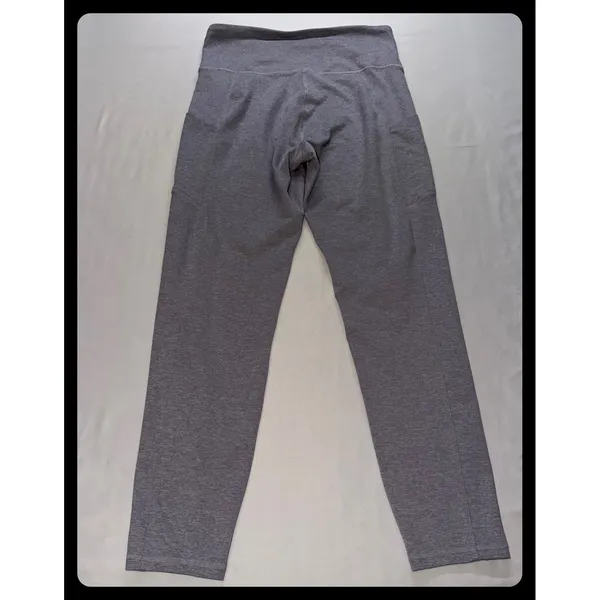Zobha Leggings Women Medium Purple Gray High Rise Pockets Athletic Yoga - Image 7
