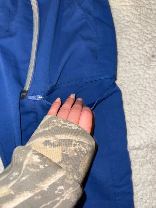Royal Blue Fabletics Jogger Scrub Pants - Image 3