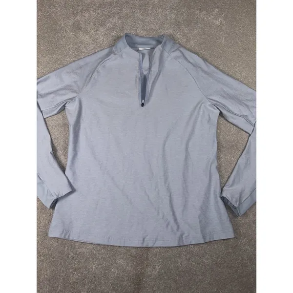 FootJoy performance quarter-zip‎ golf pullover shirt womens small lt blue - Image 2