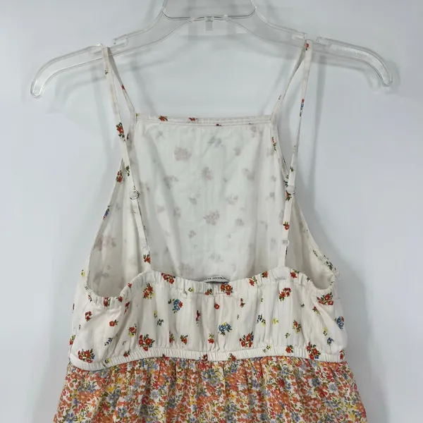 American Eagle Y2K Linen Blend Cottagecore Floral Sundress Medium Boho Coquette - Image 8