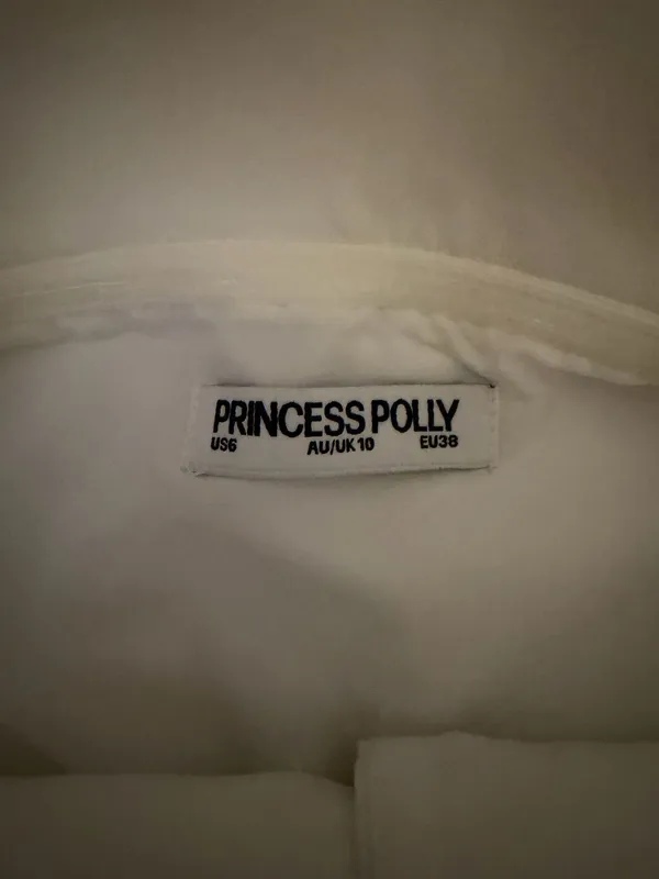 Princess Polly White corset button top - Image 3