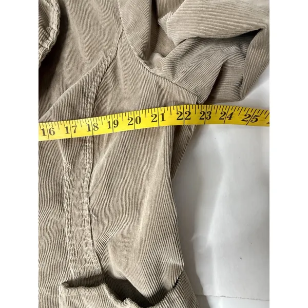 Vintage St. John's Bay Blazer Womens Size XL Tan Corduroy Jacket Retro Career‎ - Image 4