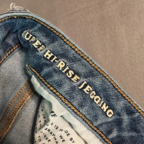American Eagle outfitters super hi-rise‎ jegging si - Image 7