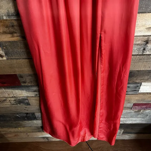 BCBGMaxazria Coral/Pink Strapless Maxi‎ Dress Size 4 - Image 10