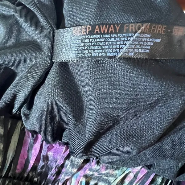 Free People Movement The Way Home Abstract Print Running Shorts Multi Size M - Image 8