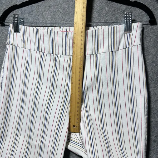 Krazy Larry Striped Stretch Pants Women's Size 10‎ Straight Leg USA - Image 5