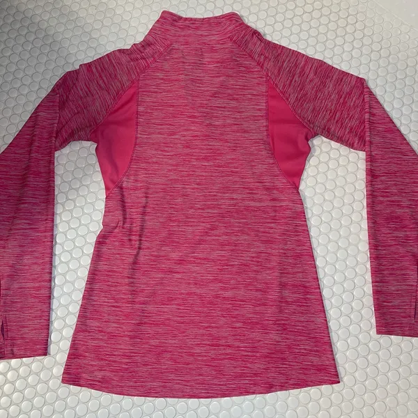 Quarter Zip Pullover Pink - Image 3