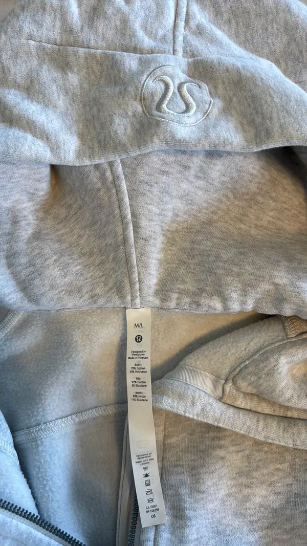 Lululemon Half-Zip Oversized Scuba M/L - Image 5
