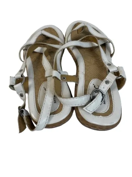 Born concept Women's White Strappy Sandals - Image 3