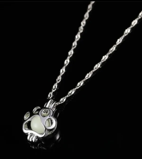 NWT Fashion Jewelry Paw Print Necklace - Image 2