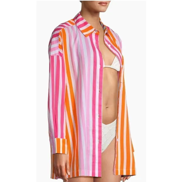 NWT Beach Riot Alexa Top in Sunset Stripes Size PL - Image 6