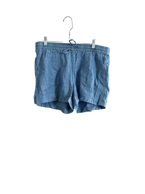 Women's J.Crew Blue Denim Pull-On Shorts Size M - Image 2