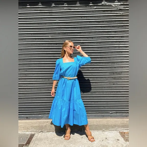 Free People x Just Female Park Midi Dress - Image 5