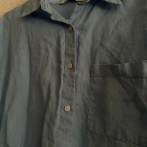 Zara Light Blue Blouse - Image 4