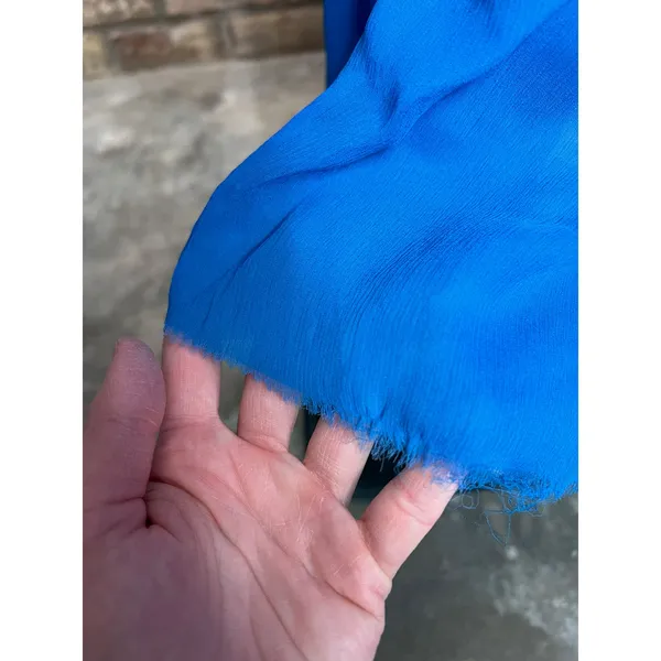 Dress formal midi dress blue green sheer skirt balletcore - Image 4