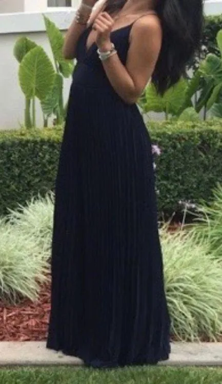 Lulu’s Navy Formal Prom Dress - Image 2
