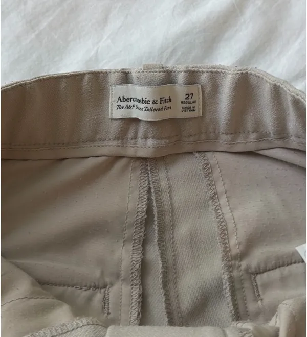 Abercrombie & Fitch Wide-Leg Tailored Pants Sloane - Image 5