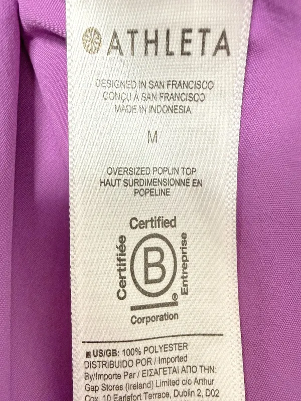 Athleta Performance Oversized Poplin Top - Image 10