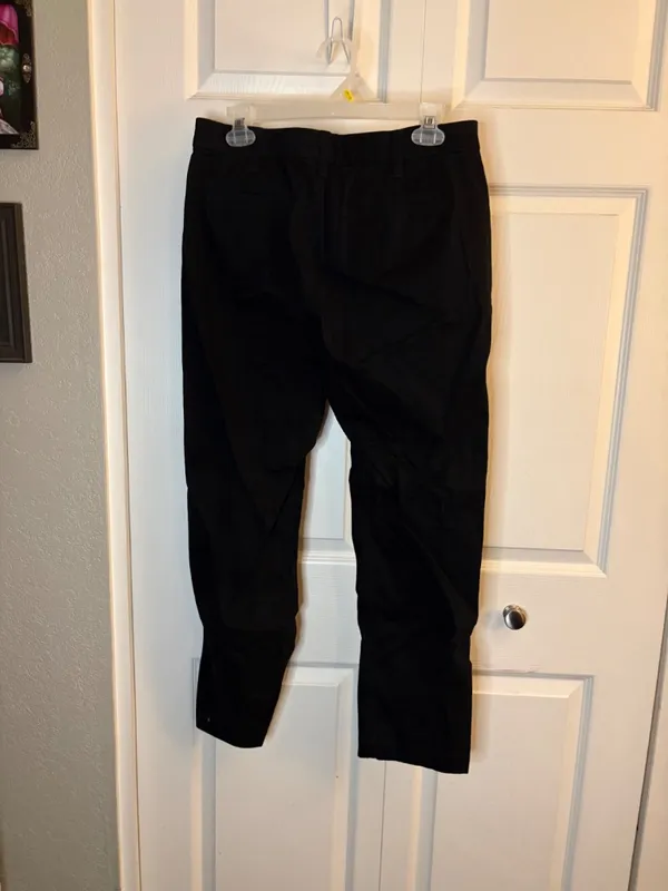 J Crew High Rise Girlfriend Chino Black 6 - Image 2