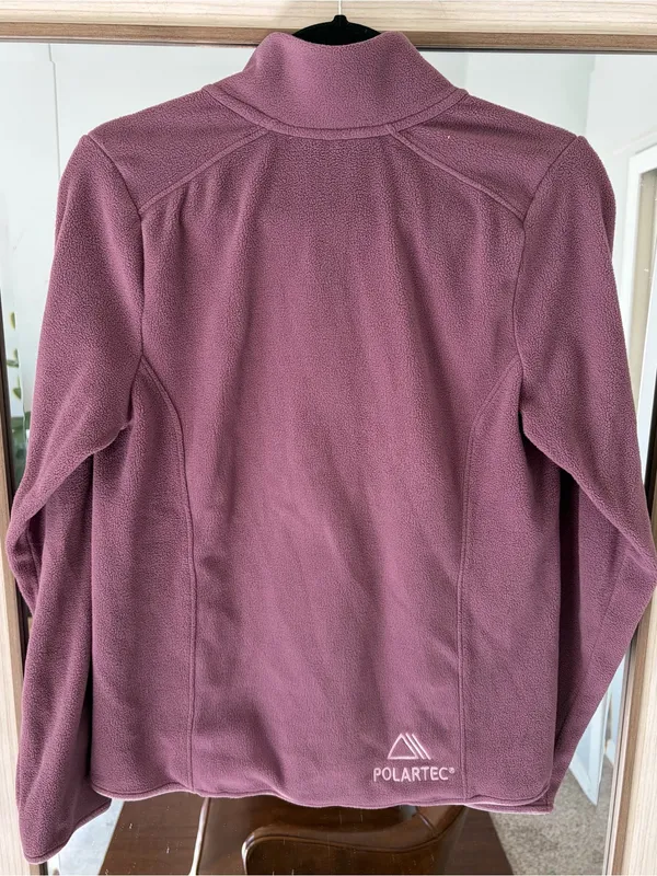 Under Armour women's Polartec Forge 1/4 zip fleece in ash plum Polartec sz Small - Image 3