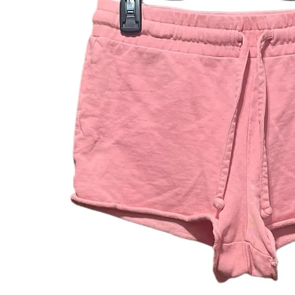 Peloton Unwind‎ French Terry Pink Lounge Shorts Size Small - Image 5