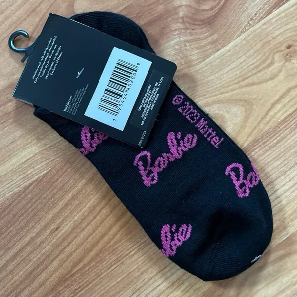Official Mattel‎ Barbie Women's Back No Show Socks NWT - Image 2