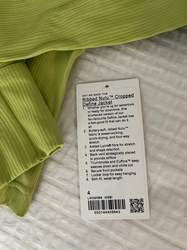 Lululemon ribbed cropped define jacket - Image 4