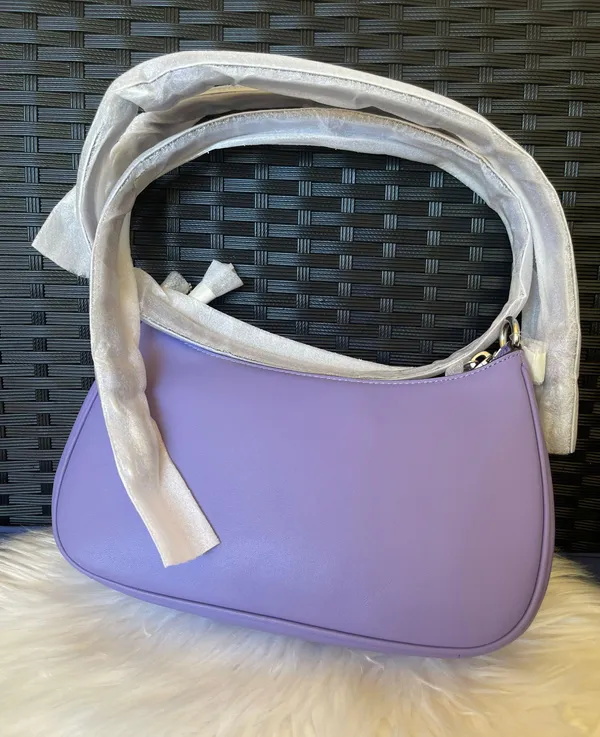 Coach TERI SHOULDER BAG ( CR099) SILVER/LIGHT VIOLET Purple Purse - Image 2