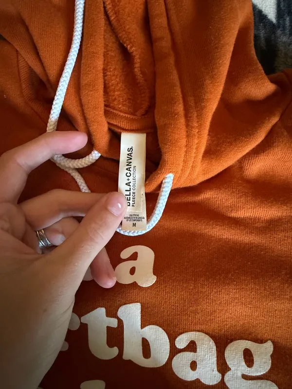 Dog hoodie! Orange Size M - Image 2