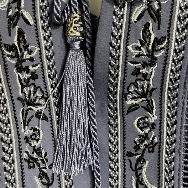 WHITE HOUSE BLACK MARKET Cobalt Cornflower Blue‎ Embroidered Shell and Dress 12 - Image 3