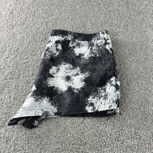 Free People Shorts Women's Large L Black White Tie Front Linen‎ Blend Casual - Image 7