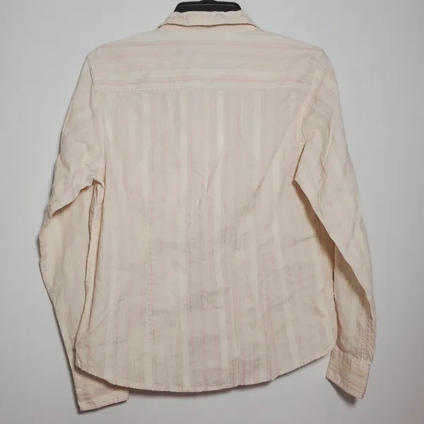 L.L Bean Pastel Color Button Down Long Sleeve Medium - Image 2