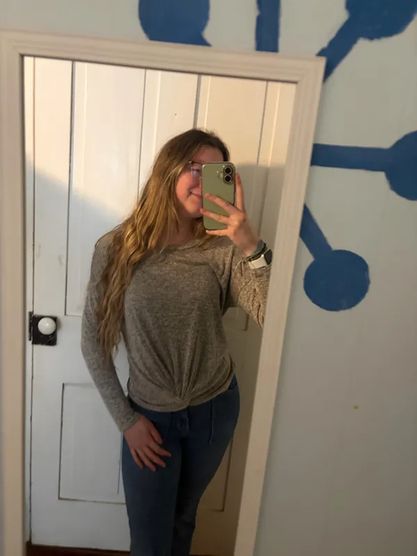 Gaze gray long sleeve shirt Size M - Image 4