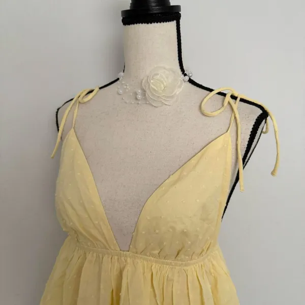 Princess Polly butter yellow babydoll tank top🌼💛✨ - Image 10