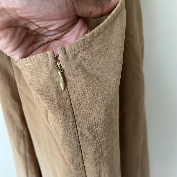 ASOS Tan Strappy Maxi Dress Size 8 - Image 11