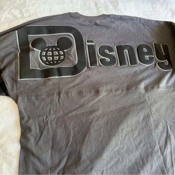 Disney Spirit Jersey Gray Plaid Retired Women's Size Medium - Image 3
