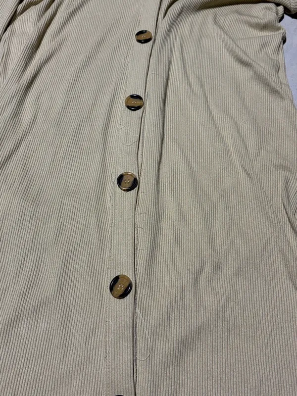 Free people we the free Button-Front Long Sleeve Dress XL - Image 7