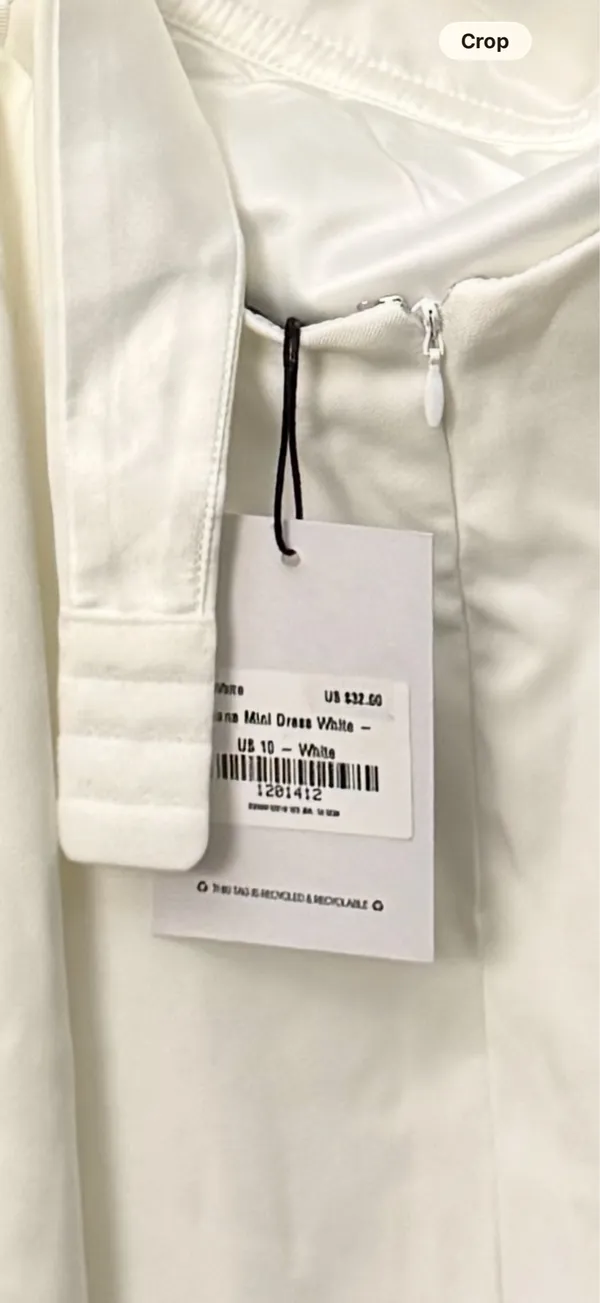 Princess Polly Dress White Mini - Image 3