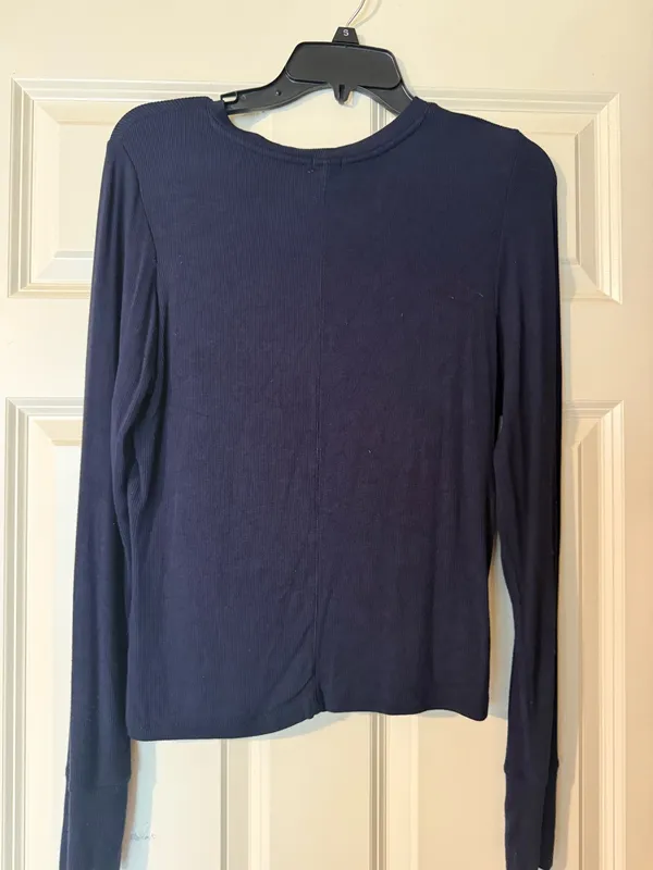 Garage Button-Up Long Sleeve Henley - Image 2