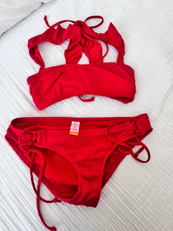 Red Swimsuit Size XS - Image 2