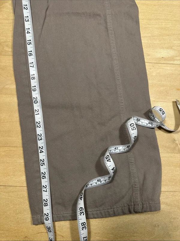 Eileen Fisher Garment-Dyed Utility Organic Cotton Cargo Pant Sz XS - Image 13