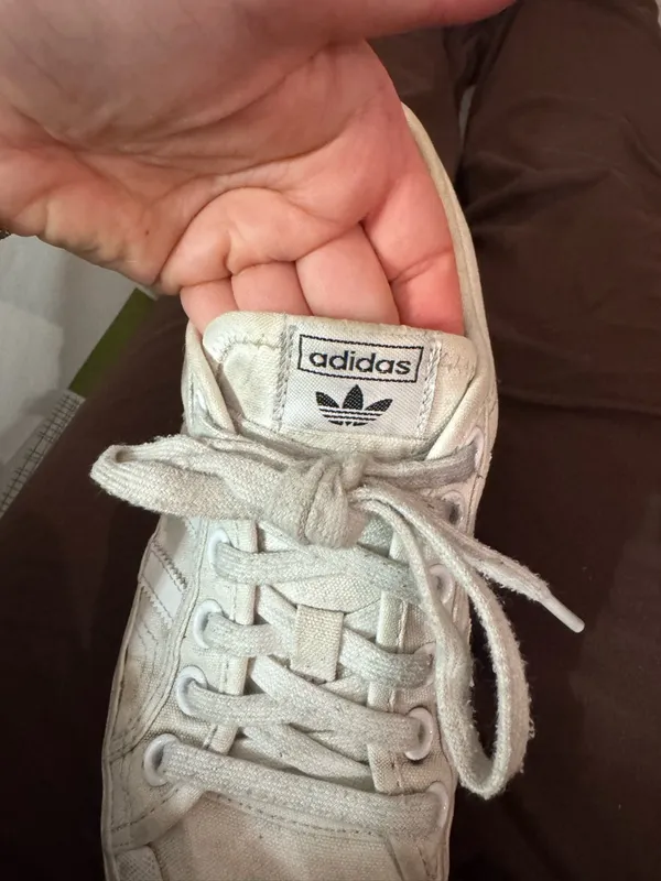 adidas Off-White Platform Lace-Up Sneakers - Image 5