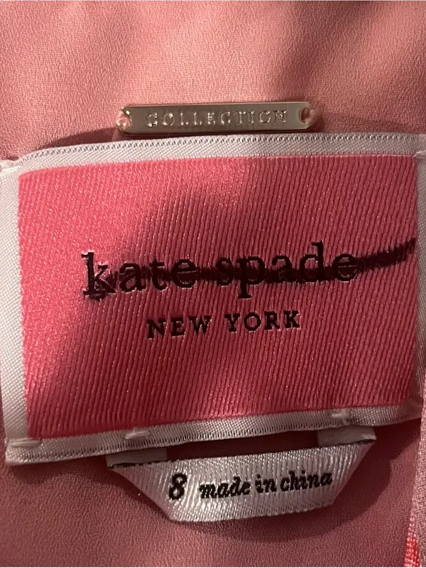 🌸New Kate Spade Pink Poppy Field Ruffle Sleeve Maxi Dress🌸 - Image 7
